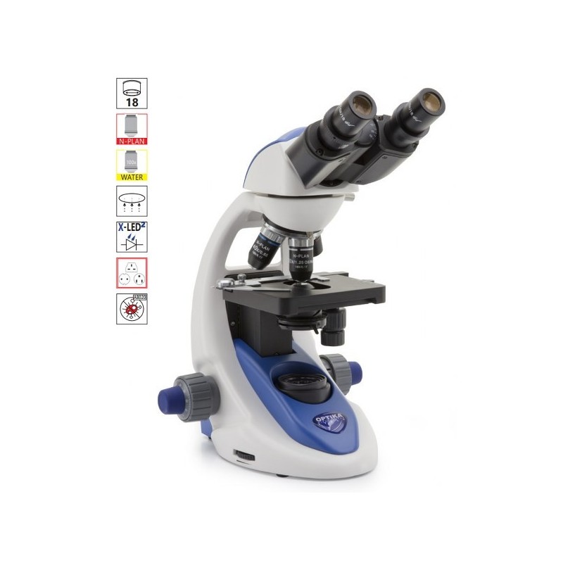 Microscopio Biologico Binoculare Optika