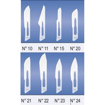 Lame bisturi carbonio SMI