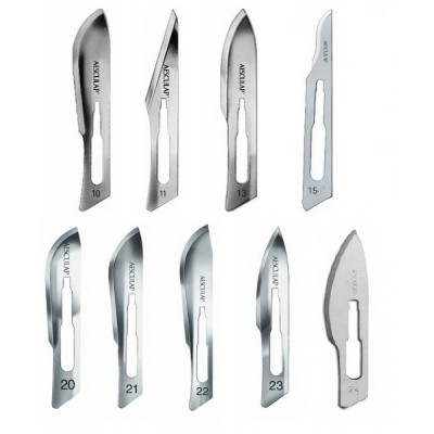 Lame bisturi carbonio BBRAUN